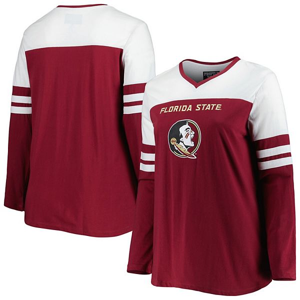 Women's Touch Garnet Florida State Seminoles Plus Size First