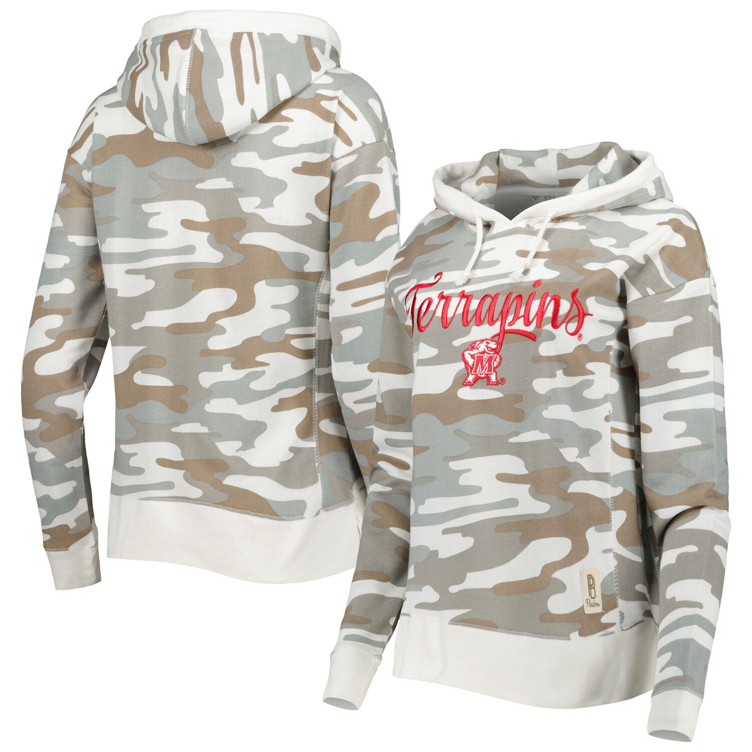 Men's Colosseum Charcoal Boston College Eagles OHT Military Appreciation  Digital Camo Pullover Hoodie