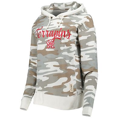Women's Pressbox Camo Maryland Terrapins San Pablo Pullover Hoodie
