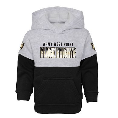 Toddler Heather Gray/Black Army Black Knights Playmaker Pullover Hoodie & Pants Set