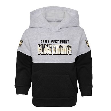 Toddler Heather Gray/Black Army Black Knights Playmaker Pullover Hoodie & Pants Set