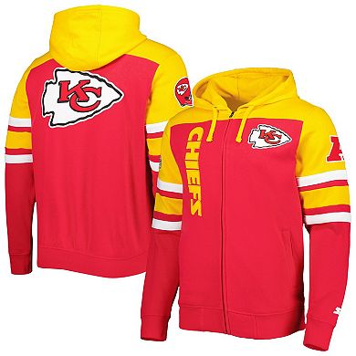 Men's Starter Red Kansas City Chiefs Extreme Full-Zip Hoodie Jacket