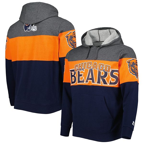 Men's Starter Navy/Heather Charcoal Chicago Bears Extreme