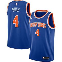 Youth Nike Blue New York Knicks Spotlight Practice Performance Pullover Hoodie Size: Medium