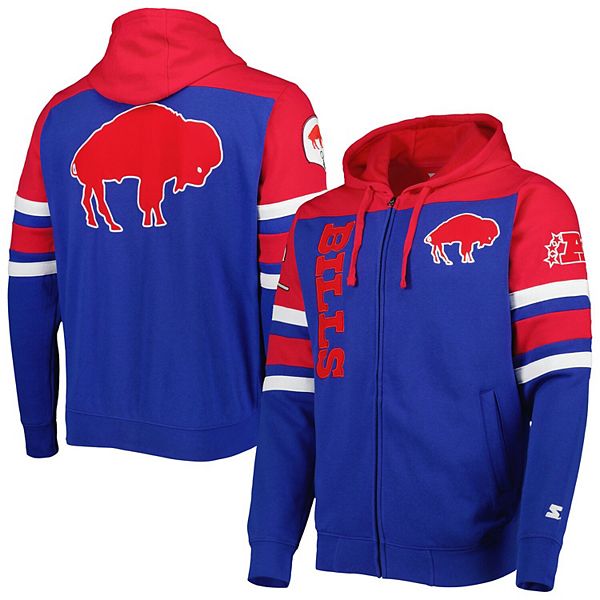 VINTAGE STARTER BUFFALO BILLS FULL ZIPP WITH HOOD WINTER JACKET IN SIZE M