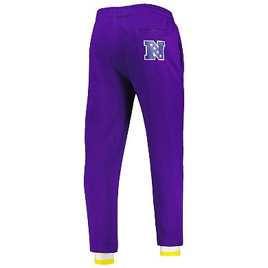 Men's Starter Purple Minnesota Vikings Blitz Fleece Jogger Pants