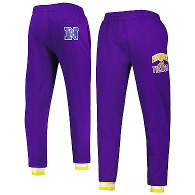 Men's Starter Purple Minnesota Vikings Blitz Fleece Jogger Pants