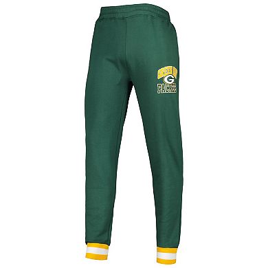 Men's Starter Green Green Bay Packers Blitz Fleece Jogger Pants