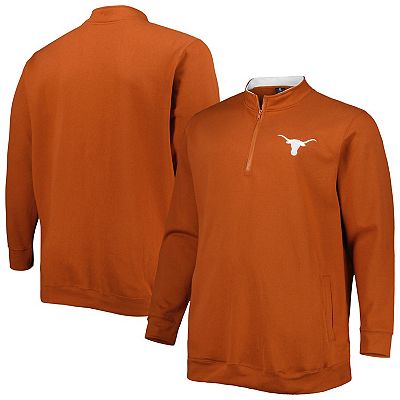 Best Men's Nike Team UT Texas Longhorns Pullover 1/4 Zip Sweatshirt Jacket Sz Large L