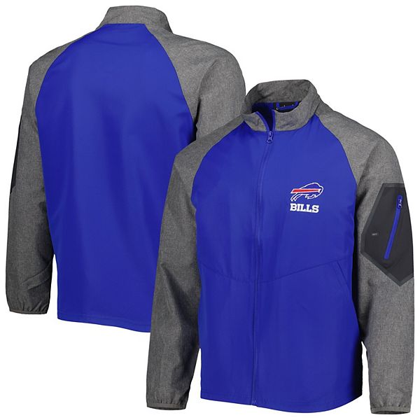 Men's Dunbrooke Royal Buffalo Bills Hurricane Raglan FullZip