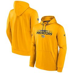 47 Nashville Predators Oatmeal Rockaway Lace-Up Pullover Hoodie