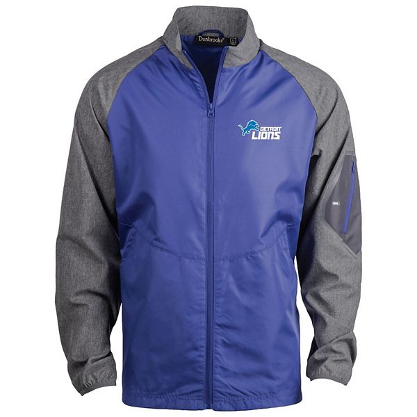 Men's Dunbrooke College Navy Seattle Seahawks Hurricane Raglan Full-Zip Windbreaker Jacket Size: Large