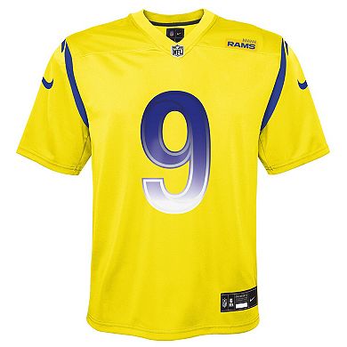 Youth Nike Matthew Stafford Gold Los Angeles Rams Inverted Game Jersey