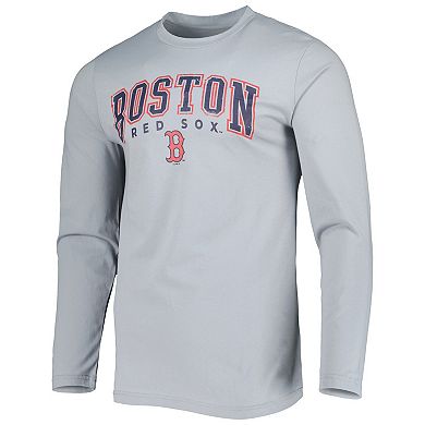 Men's Concepts Sport Navy/Gray Boston Red Sox Breakthrough Long Sleeve Top & Pants Set