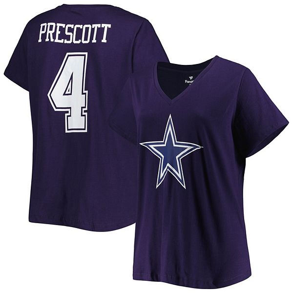 Fanatics Men's Dak Prescott Navy Dallas Cowboys Jersey