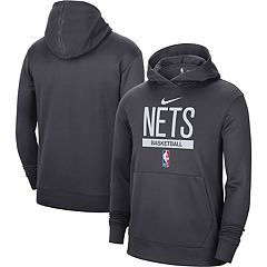 Men's Brooklyn Nets New Era Black Localized Pullover Hoodie