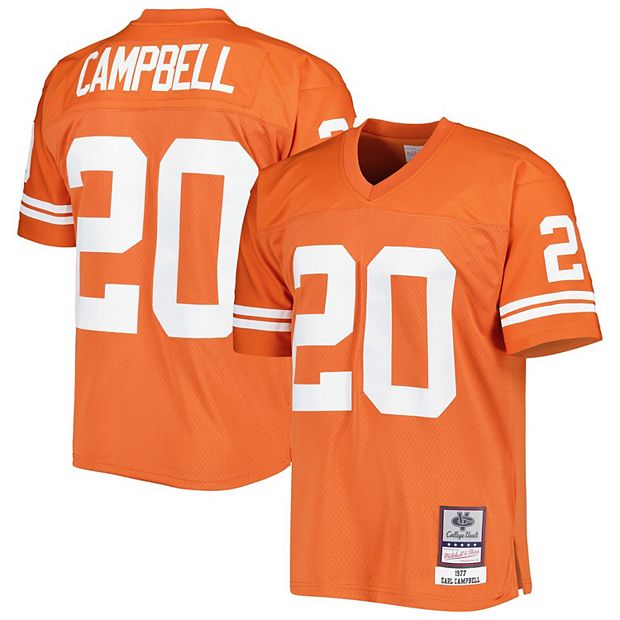 Men's Mitchell & Ness Earl Campbell Texas Orange Texas Authentic Jersey