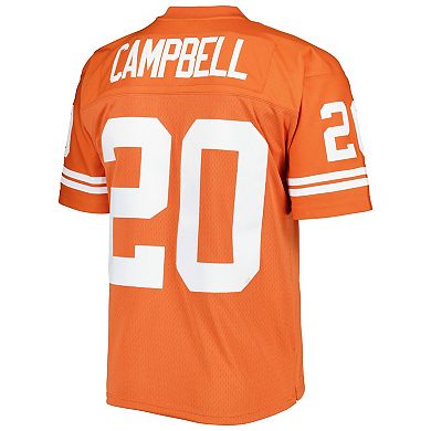 Men's Mitchell & Ness Earl Campbell Texas Orange Texas Longhorns Authentic Jersey