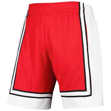 Men's Mitchell & Ness Red UNLV Rebels Authentic Shorts