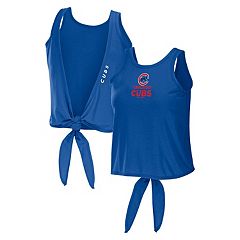 Klew MLB Men's Chicago Cubs Big Logo Tank Top Shirt, Blue Small