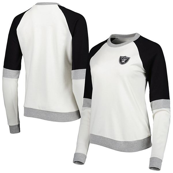 Antigua Raiders Avenue Raglan Pullover Sweatshirt - Women's