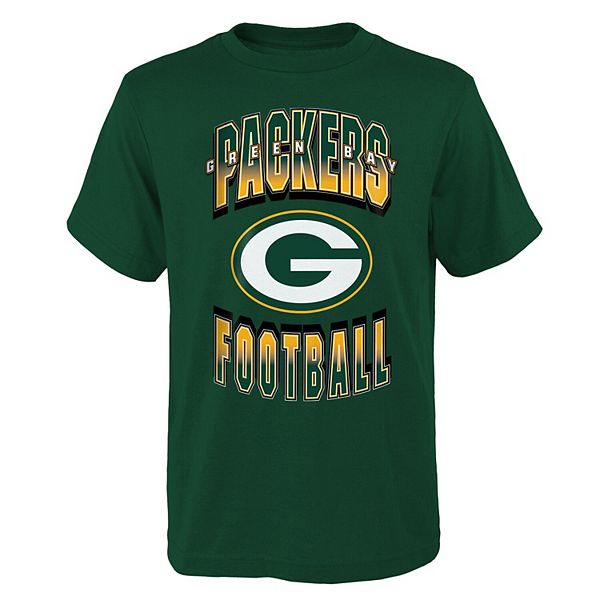 Youth Green Green Bay Packers Forward Progress T-Shirt