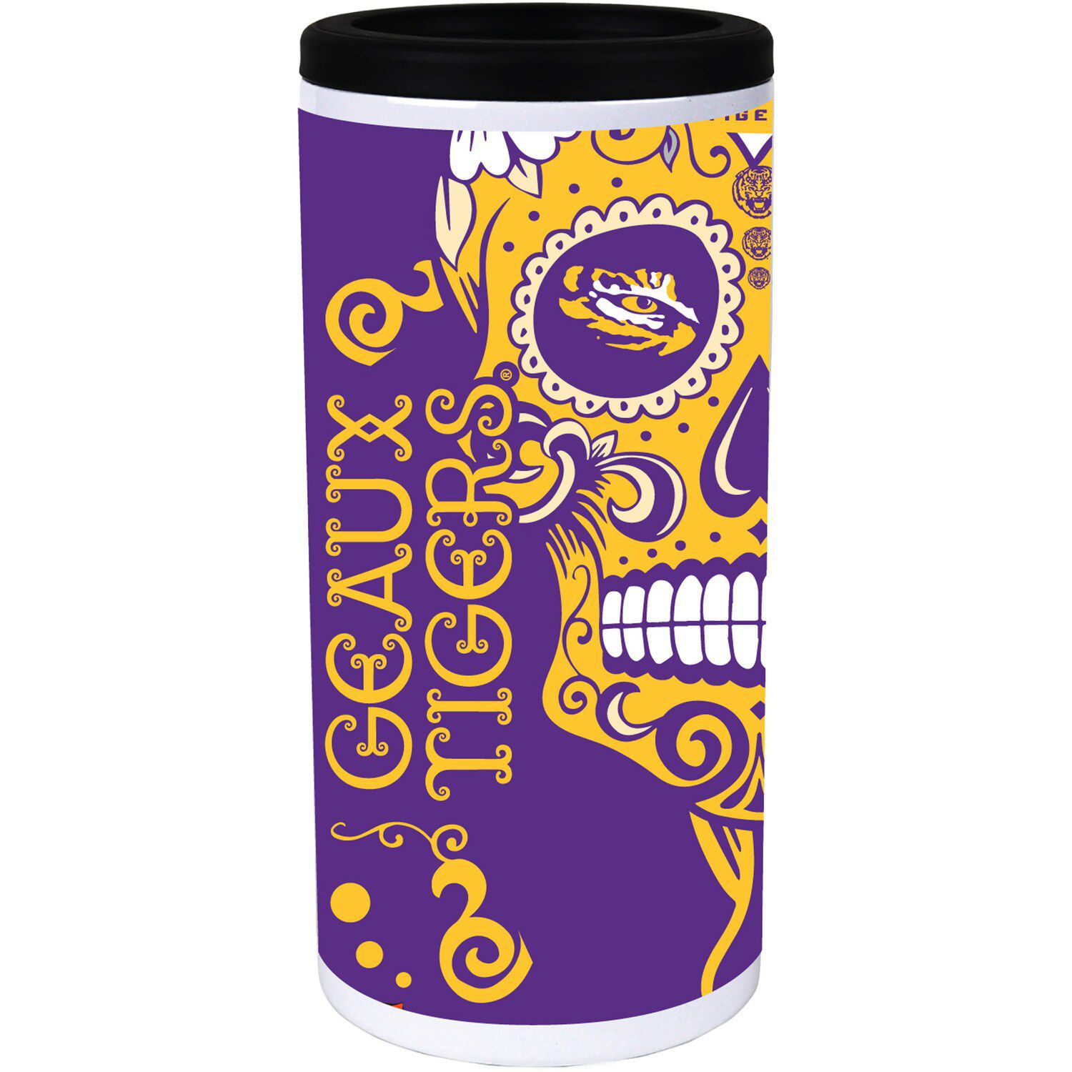 Clemson Tigers Team Logo 12oz. Slim Can Holder