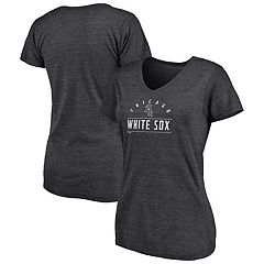 Profile Women's White/Black Chicago White Sox Plus Size Colorblock T-Shirt