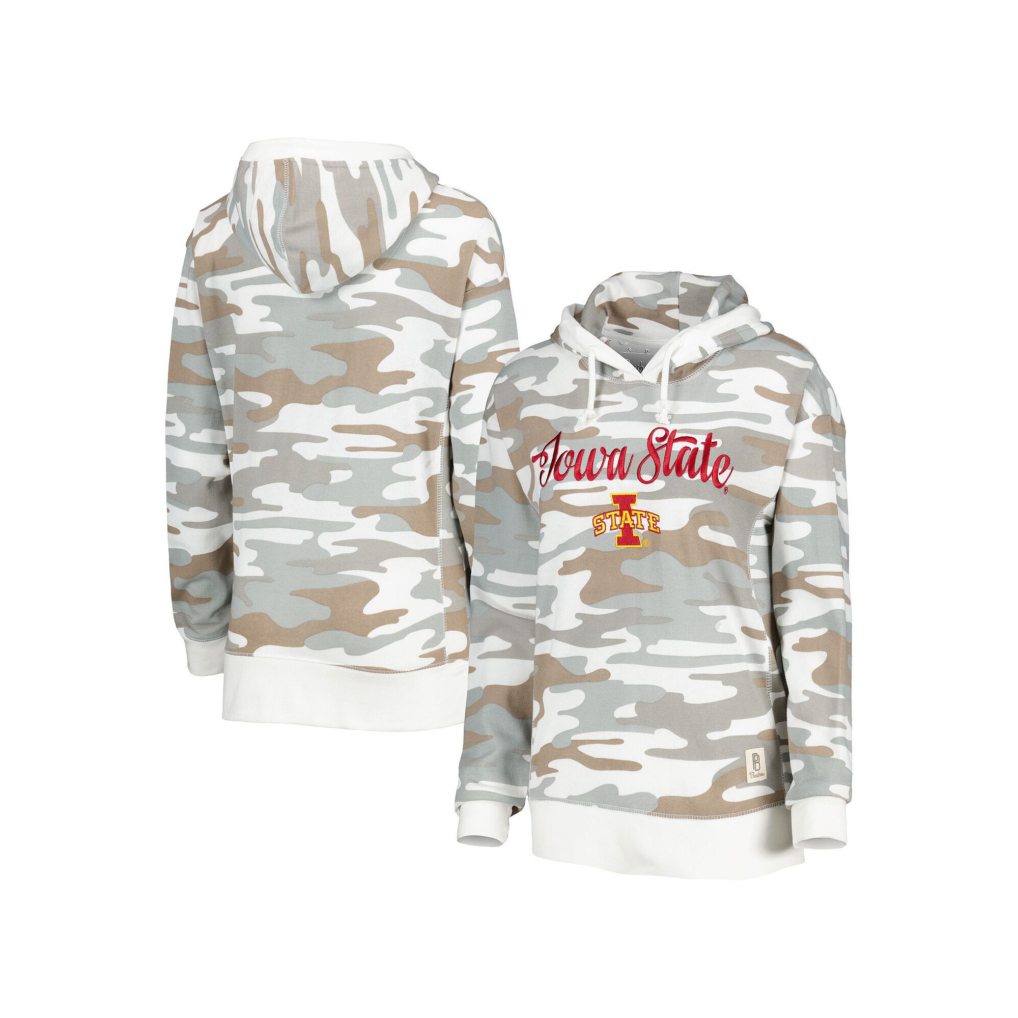 Womens Pressbox Camo Iowa State Cyclones San Pablo Pullover Hoodie, Size: 