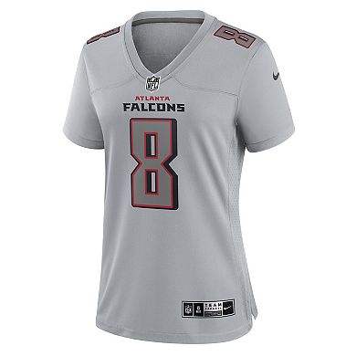 Women's Nike Kyle Pitts Gray Atlanta Falcons Atmosphere Fashion Game Jersey