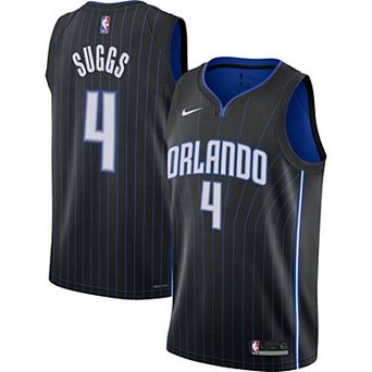 Youth Nike Jalen Suggs Black Orlando Magic 2021/22 Swingman Jersey - Icon Edition