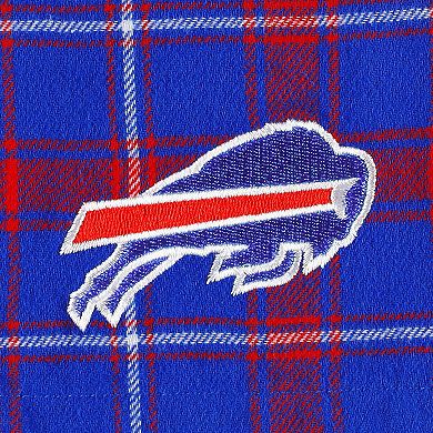 Men's Concepts Sport Royal/Red Buffalo Bills Ledger Flannel Boxers