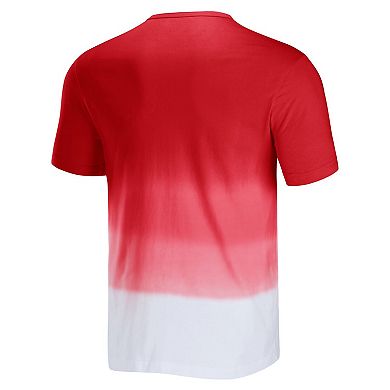 Men's NFL x Darius Rucker Collection by Fanatics Red/White Buffalo Bills Dip Dye Pocket T-Shirt