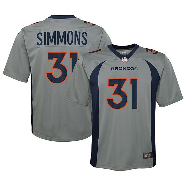 Justin Simmons Denver Broncos Nike Men's NFL Limited Jersey in White, Size: Small | 32NM05VA8WF-6Y0