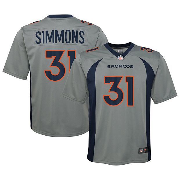 gray broncos jersey