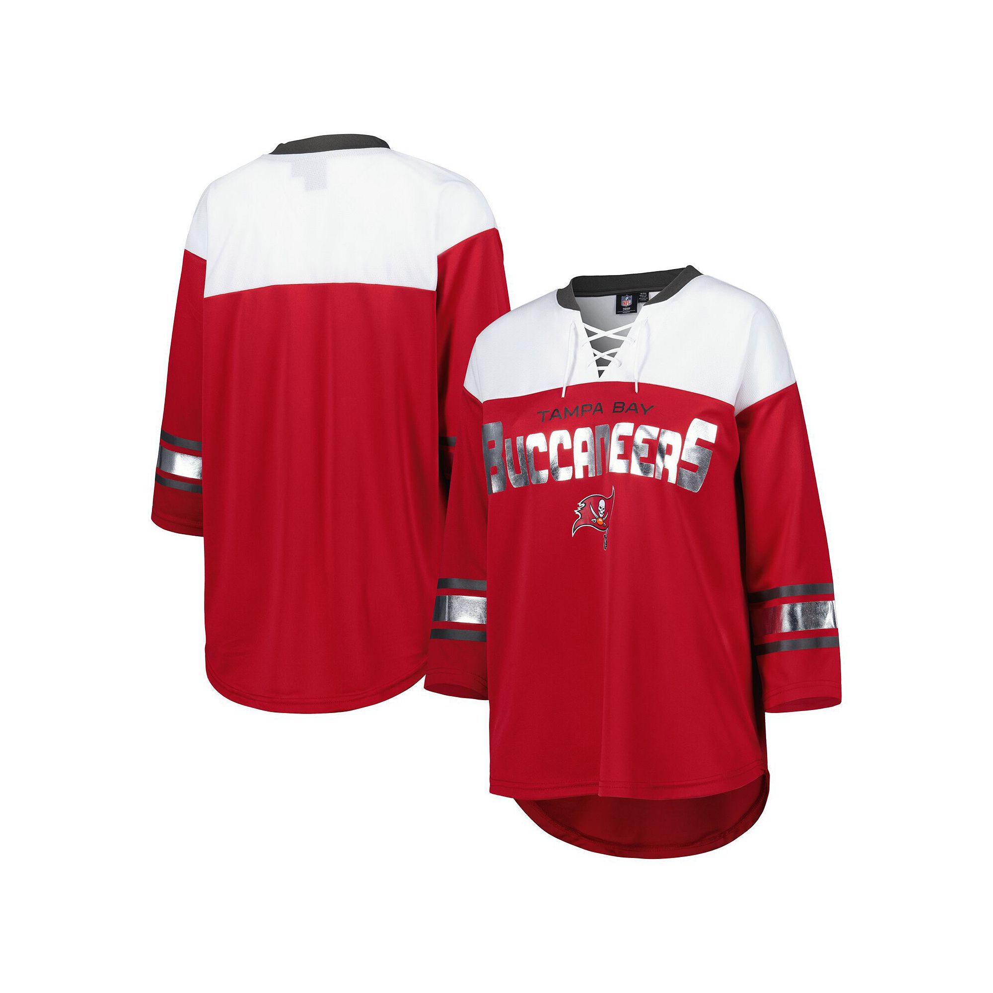 Womens G-III 4Her by Carl Banks Red/White Tampa Bay Buccaneers Double Team