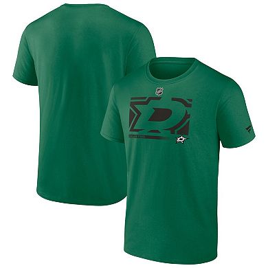 Men's Fanatics Branded Kelly Green Dallas Stars Authentic Pro Core Collection Secondary T-Shirt