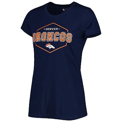 Denver Broncos Concepts Sport Women's Plus Size Badge T-Shirt