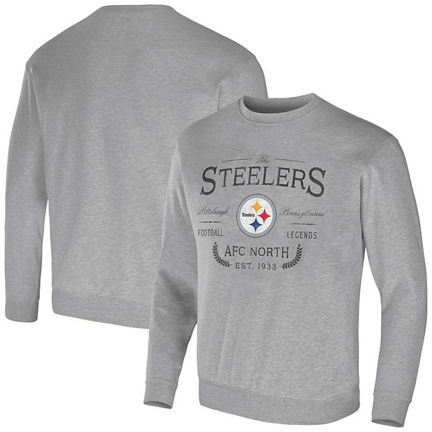 Men's Cutter & Buck White Pittsburgh Steelers Big Tall Advantage