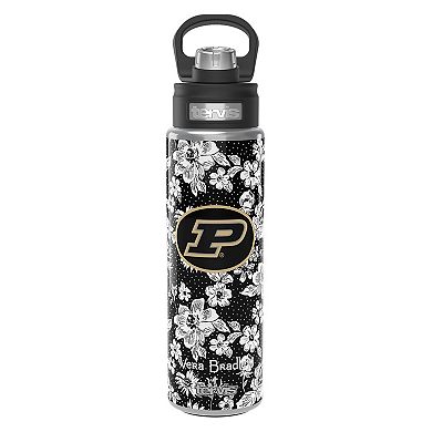 Vera Bradley x Tervis Purdue Boilermakers 24oz. Wide Mouth Bottle with Deluxe Lid