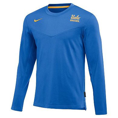 Men's Nike Blue UCLA Bruins 2022 Game Day Sideline Performance Long Sleeve T-Shirt