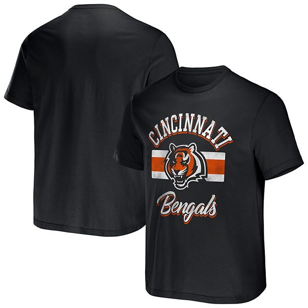 Cincinnati Bengals Striped Black Tee