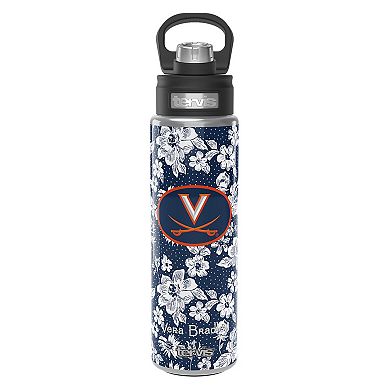 Vera Bradley x Tervis Virginia Cavaliers 24oz. Wide Mouth Bottle with Deluxe Lid