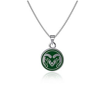 Dayna Designs Colorado State Rams Enamel Pendant Necklace