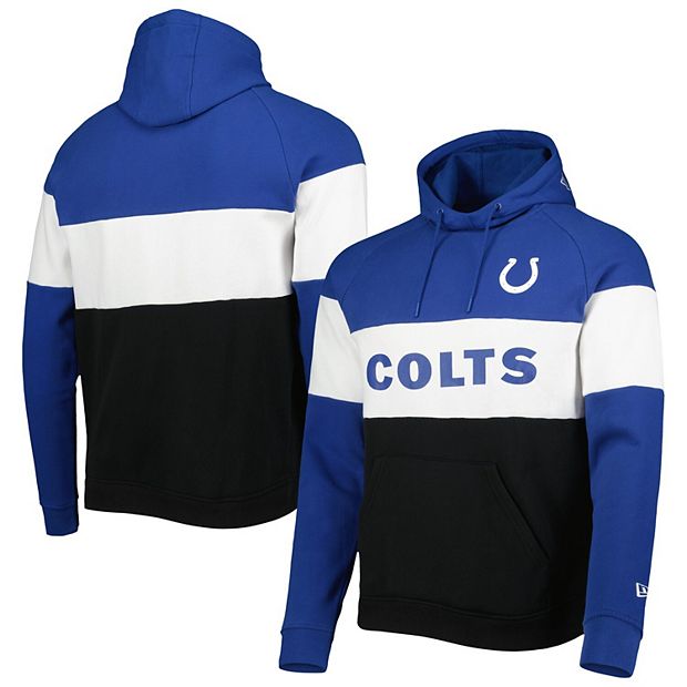 New Era Women's Indianapolis Colts Blue Brush Fleece Pullover Hoodie