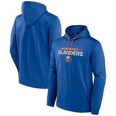 Men s Fanatics Branded Royal New York Islanders Authentic Pro Rink Pullover Hoodie