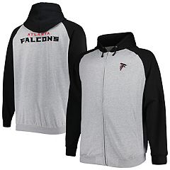 Women's Fanatics Branded Black Atlanta Falcons Filled Stat Sheet Pullover Hoodie