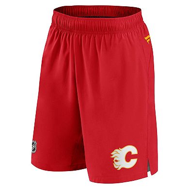 Men's Fanatics Red Calgary Flames Authentic Pro Rink Shorts