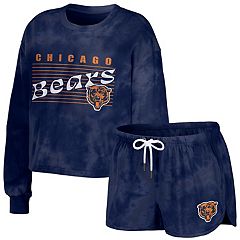 Chicago Bears Womens Short Cozy One Piece Pajamas, Size: M