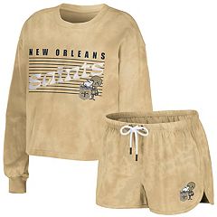 Youth Heathered Gray New Orleans Saints Long Sleeve T-Shirt & Pants Sleep  Set 